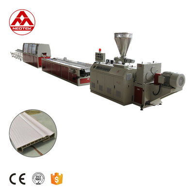 Línea de extrusión de PVC WPC de doble tornillo cónico con 38CrMoALA