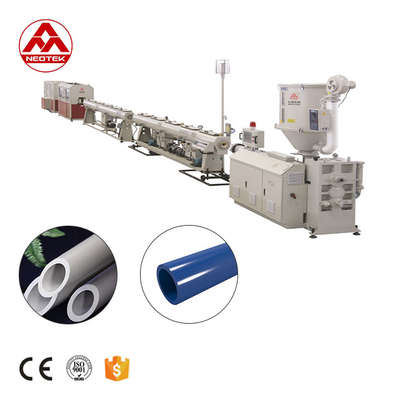 Línea de extrusión automática de tuberías de PE para suministro de agua y gas Tecnología avanzada 28000 KG