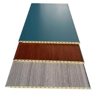 34.7 rpm Velocidad de tornillo Linea de extrusión de paneles de pared WPC2 para la producción de plantas de fabricación