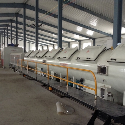 Línea de extrusión automática de tuberías de PVC de alta productividad y de larga duración