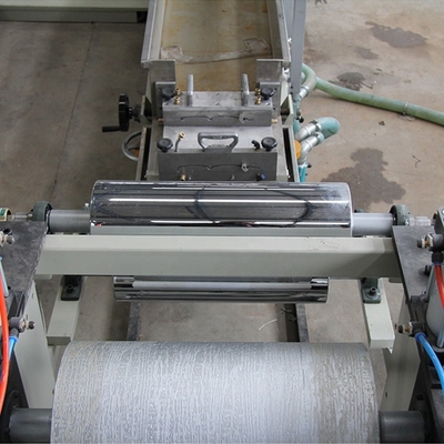 380V 50hz de tensión de PVC de piedra de revestimiento de la hoja de fabricación de línea con garantía de satisfacción