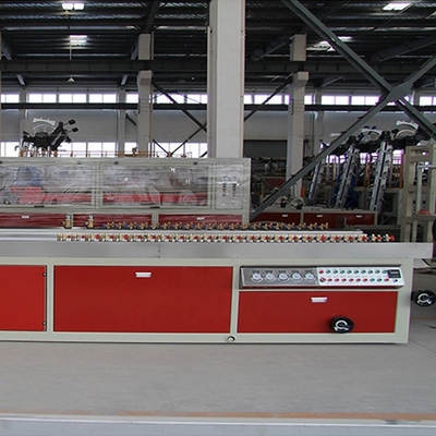 Máquina de extrusión de plástico de doble tornillo cónico de rotación conjunta para perfiles de pelletización de PVC