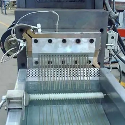Máquina de extrusión de pellets de plástico de tornillo único de 1500 rpm con material de tornillo 38CrMoALA