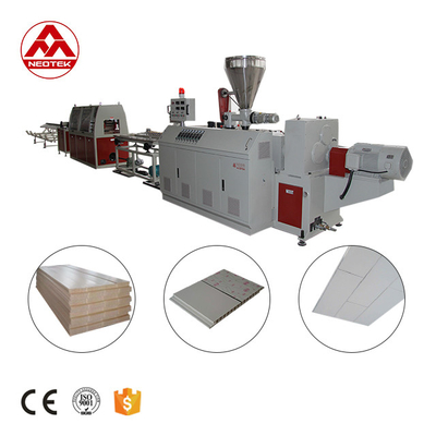 Línea de extrusión automática de paneles de techo de PVC para producción personalizable
