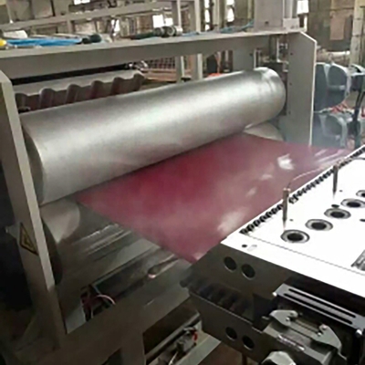 Planta de fabricación de doble tornillo Máquina de fabricación de baldosas vidriadas línea de extrusión con diseño