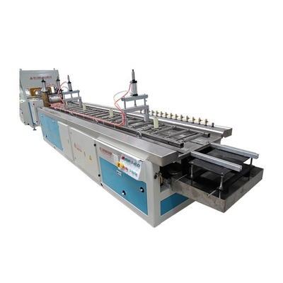Línea de extrusión WPC cónica de doble tornillo de tipo doble de rotación para perfiles duraderos