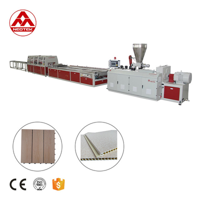 Linea de extrusión de PVC WPC de doble tornillo cónico y de doble tornillo para necesidades