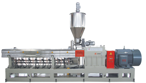 380V 50hz PP PE línea de extrusión de pelletización de madera con velocidad de tornillo de 1500 rpm