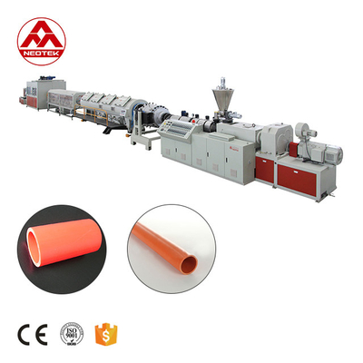 Línea de extrusión de tuberías de PVC de 380V 50hz para una producción de tuberías 50-160 suave y consistente