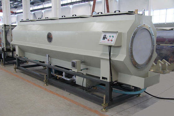 Línea de extrusión de tuberías de suministro de agua y gas de plástico procesado PE/PP con alta productividad