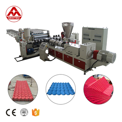188 1 línea de extrusión automática de azulejos de vidrio de PVC para la producción precisa