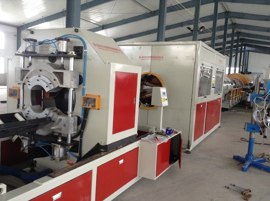 Línea de extrusión de tuberías reforzadas con alambre de acero 50-160HDPE para aplicaciones de alta presión