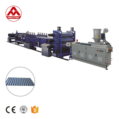 Línea de extrusión de tejas de techo de PVC de material de tornillo 38CrMoALA para una gran capacidad de producción