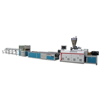 Línea de extrusión de WPC con doble tornillo cónico de 100 kW con tecnología avanzada