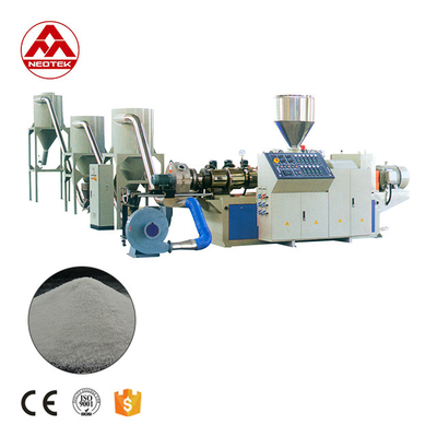 Consumo Pelletizador de WPC basado en PVC con 380V de voltaje de 50hz y una relación L/D de 188 1 tornillos