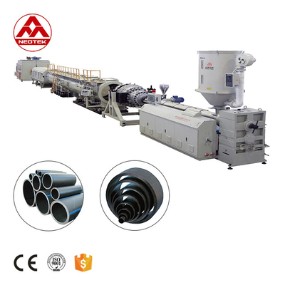 LG250 Línea de extrusión de tuberías de PE de suministro de agua y gas con relación L/D de 33 1 tornillos