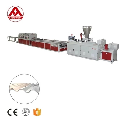 Máquina de línea de extrusión de doble tornillo de color personalizable para la fabricación de láminas huecas de PVC